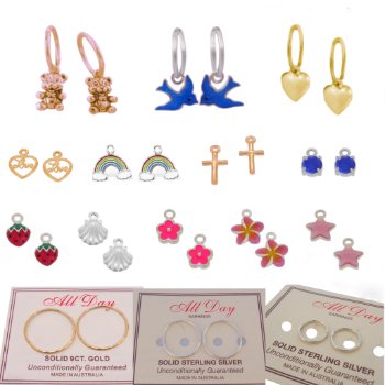Charms & Traditional Sleeper Earrings