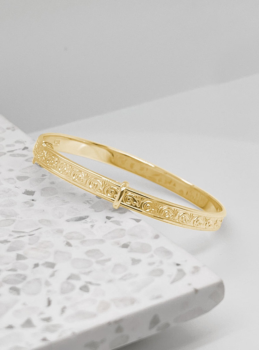 Embossed and Filigree Bangles