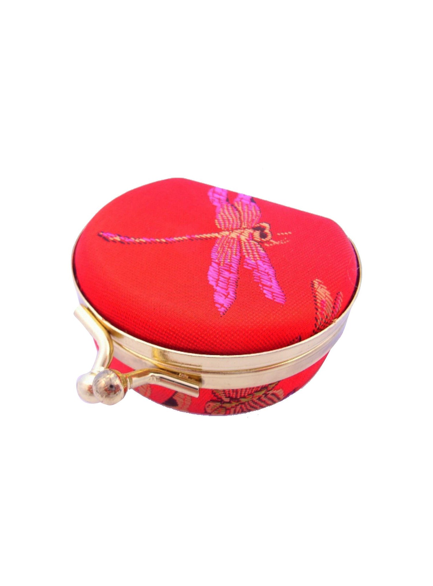 Red Dragonfly Purse Jewellery Case Small