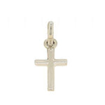 STERLING SILVER 8mm x 15mm CROSS CHARM THE CHARM