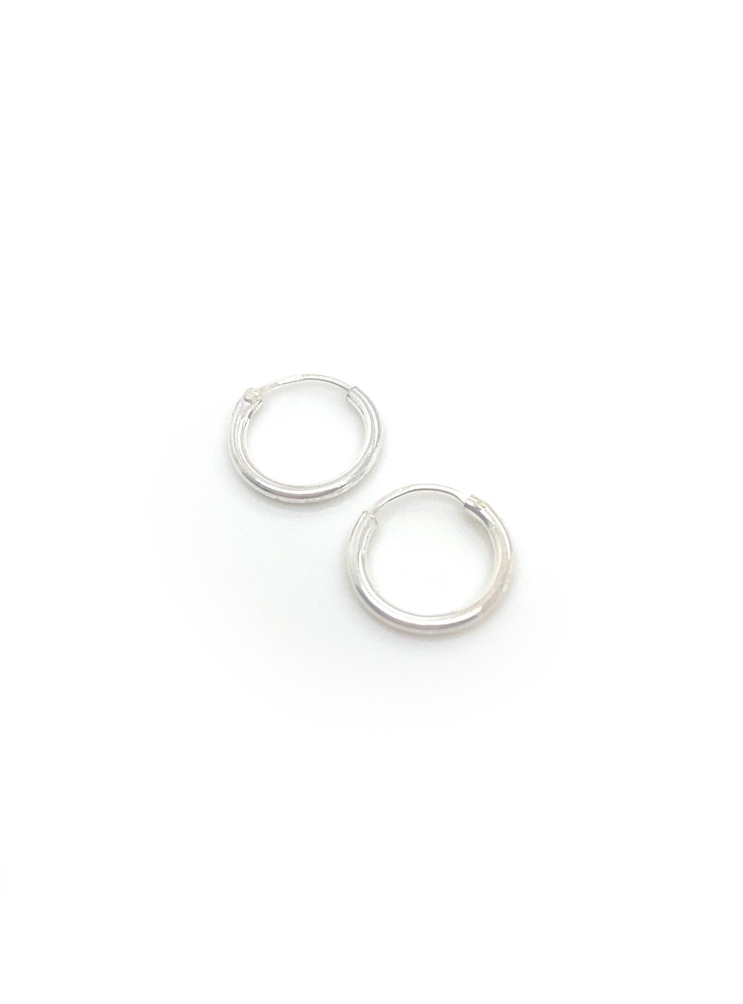 Sterling Silver 8mm - 10mm Tiny Baby Gypsey Hoop Earrings