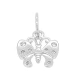 STERLING SILVER 11mm BUTTERFLY CHARM