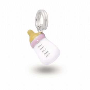 MY LITTLE ANGEL BABYLINKS BABY BOTTLE BEAD CHARM -BL-BABYBOTTLE