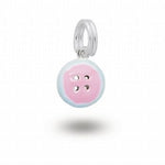 MY LITTLE ANGEL BABYLINKS CUTE AS A BUTTON BEAD CHARM -BL-BUTTON
