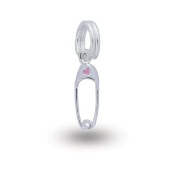 MY LITTLE ANGEL BABYLINKS NAPPY PIN BEAD CHARM -BL-NAPPYPIN