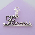 STERLING SILVER PRINCESS CLIP ON CHARM - TI-02549