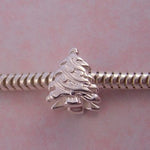 THE JEWEL SHOP STERLING SILVER CHRISTMAS TREE BEAD CHARM CB51-KB