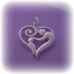 STERLING SILVER 16MM MOTHER BABY CHILD CHARM PENDANT