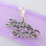 STERLING SILVER 22mm LITTLE SISTER CLIP ON CHARM - TI-03047