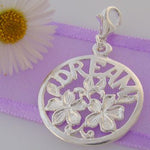 STERLING SILVER 20mm ROUND DREAM CLIP ON CHARM - HRKB16