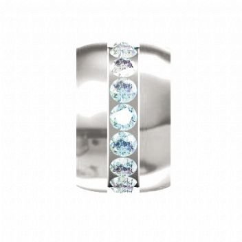 MY LITTLE ANGEL BABYLINKS BIRTHSTONE BEAD CHARM MARCH -BL-MAR