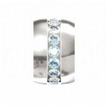 MY LITTLE ANGEL BABYLINKS BIRTHSTONE BEAD CHARM MARCH -BL-MAR