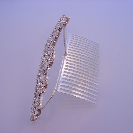 BRIDE CRYSTAL RHINESTONE TIARA HEADPIECE