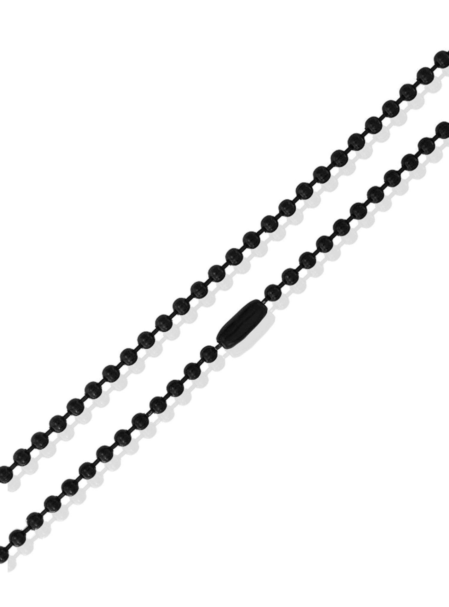 Pastiche Ball Chain Necklace in Ip Stainless Steel
