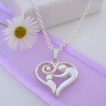 STERLING SILVER 16mm MOTHER BABY CHILD CHARM NECKLACE