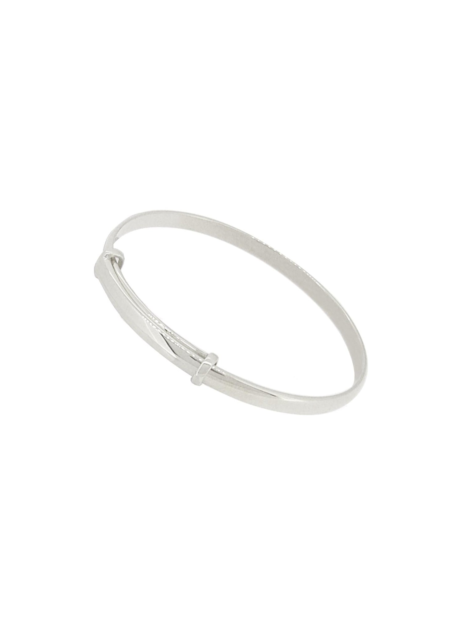 Sterling Silver Baby Child 40mm-48mm Expandable Bangle