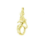 SOLID 9CT GOLD MERMAID CHARM PENDANT