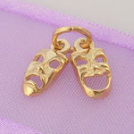 9CT YELLOW GOLD COMEDY and TRAGETY CHARM