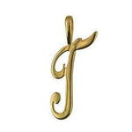 9CT GOLD 24mm ALPHABET INITIAL T PENDANT Available in 9ct Yellow White or Rose Gold