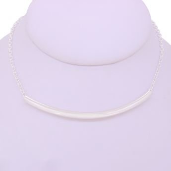 DESIGNER TUBED STERLING SILVER OVAL BELCHER CHAIN NECKLACE All Lengths Available