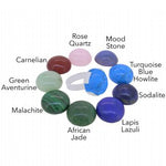 STERLING SILVER 16mm SEMI PRECIOUS GEMSTONE COCKTAIL DESIGNER DAY NIGHT RING