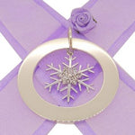 STERLING SILVER 34mm CIRCLE OF LIFE PERSONALISED FAMILY NAME PENDANT SNOWFLAKE -34mm-19mmSF-SS