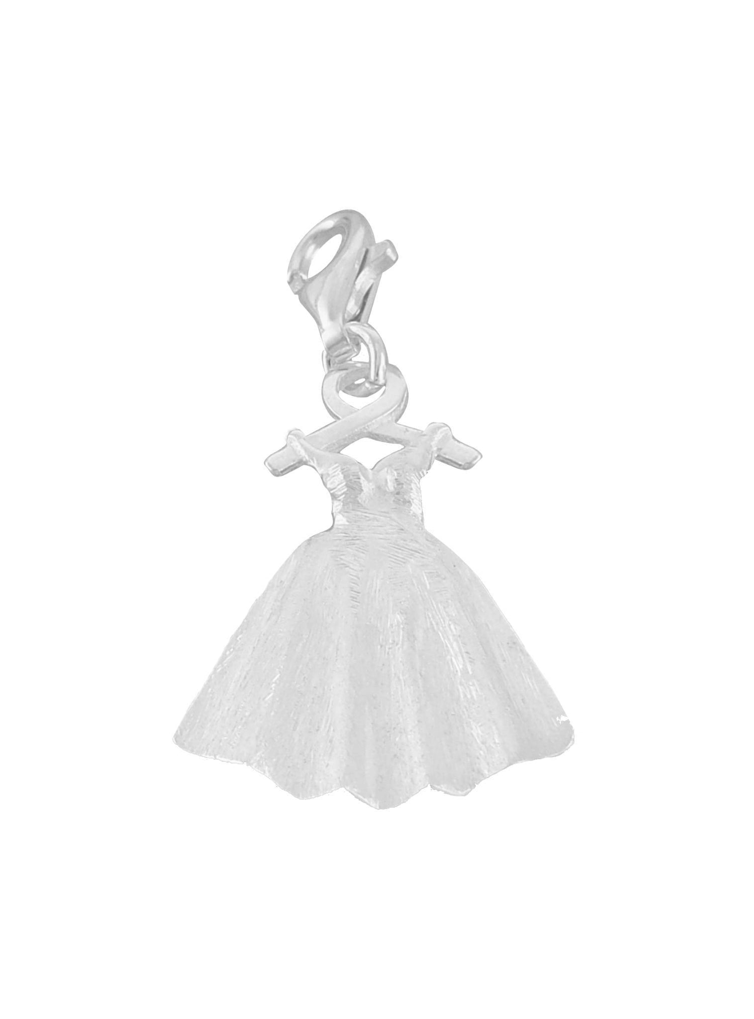 Debutante Wedding Cocktail Dress Clip on Charm