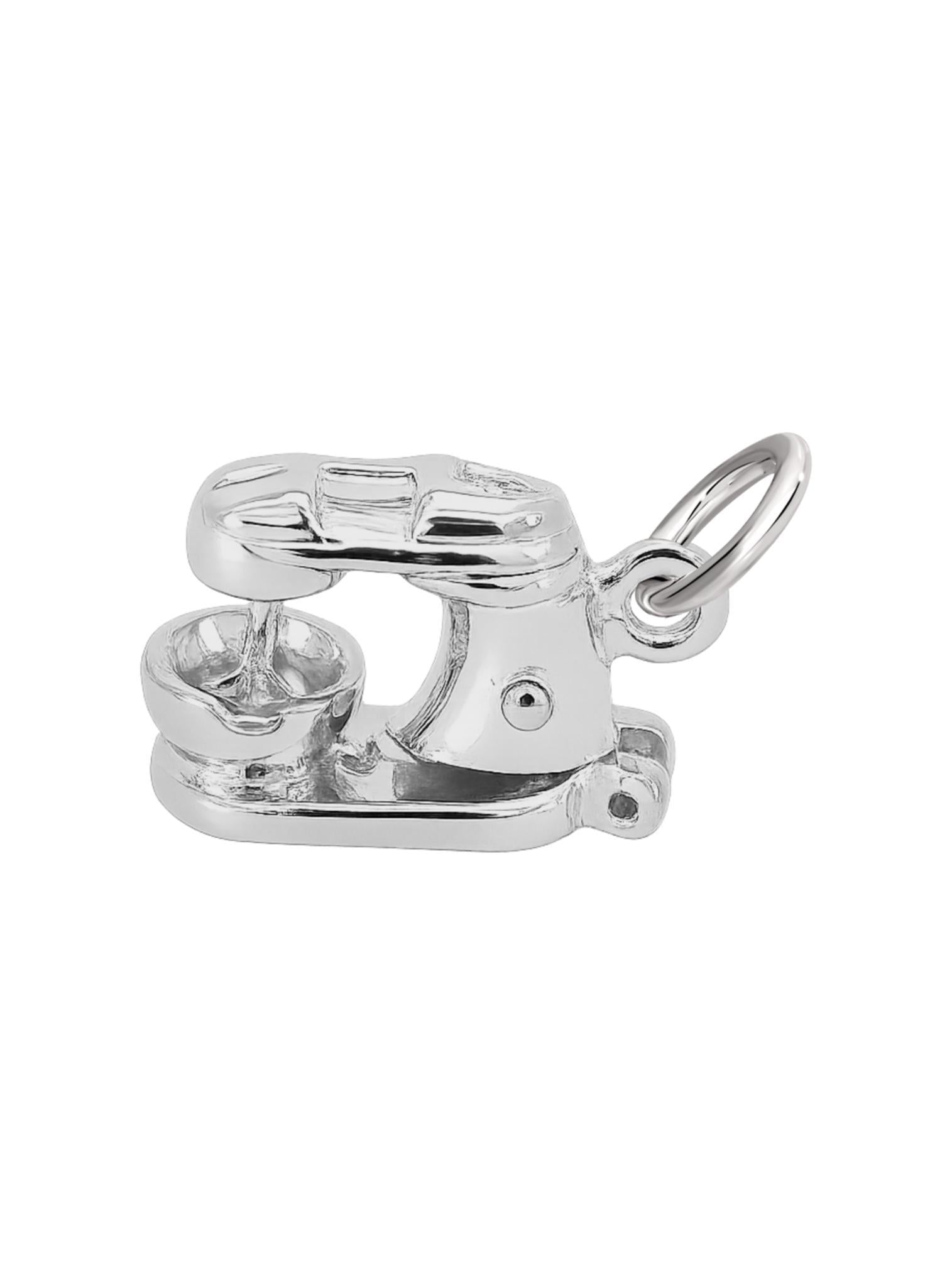 Sterling Silver Mixmaster Mixer Kitchen Clip on Charm -Hr3215