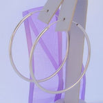 STERLING SILVER 50mm GYPSEY HOOP EARRINGS -ER_H_SS_925-2-22-34
