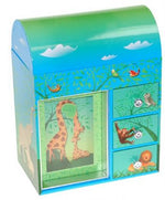 MUSICAL JUNGLE ZOO ANIMALS MUSIC JEWELLERY BOX 