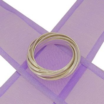 STERLING SILVER 9 BAND RUSSIAN WEDDING RING -925-54-706-88021