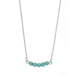 Pastiche Believe Silver Necklace with Turquoise