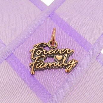 9CT ROSE GOLD FAMILY FOREVER CHARM PENDANT -9R_HRkb105ox