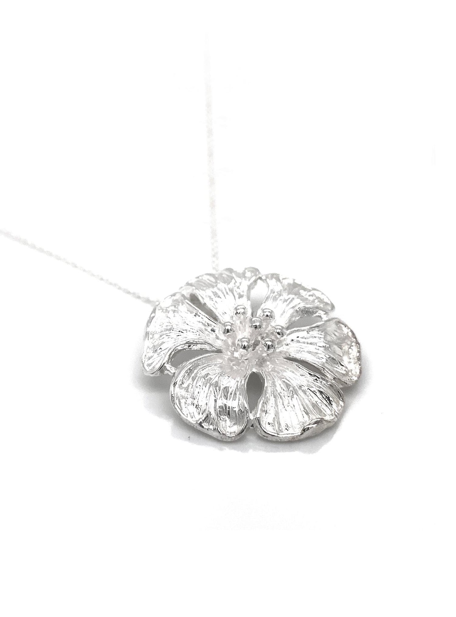 Sterling Silver Summer Flower Necklace