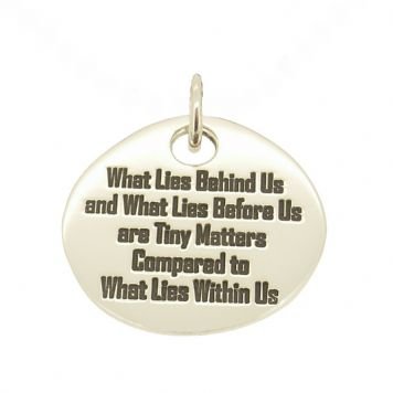 27mm UNISEX TABLET PERSONALISED FAMILY NAME MESSAGE PENDANT