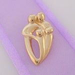 9CT GOLD FAMILY OF FOUR CHARM PENDANT - 9Y_HRKB50