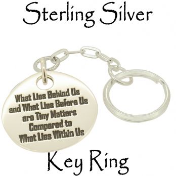 27mm UNISEX TABLET PERSONALISED FAMILY NAME MESSAGE KEY RING