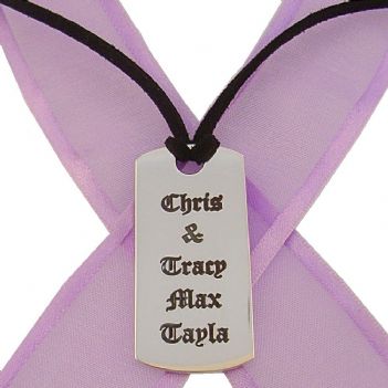 STERLING SILVER MENS and UNISEX 19mm x 42mm LARGE DOG TAG PERSONALISED NAME DESIGN -DT-19mm x 42mm-J710BK_100