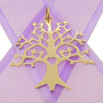 SOLID 9CT YELLOW GOLD 32mm x 34mm TREE OF LIFE CHARM PENDANT - 9Y_HRKB84