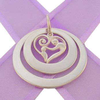 25mm & 33mm CIRCLE OF LIFE PERSONALISED NAME PENDANT MOTHER BABY CHILD -25mm-33mm-KB57-58-KB47