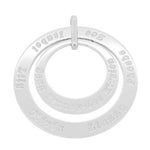 29mm 43mm CIRCLE OF LIFE PERSONALISED FAMILY PENDANT