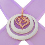 25mm & 33mm CIRCLE OF LIFE PERSONALISED NAME PENDANT 9CT ROSE GOLD MOTHER BABY CHILD -25mm-33mm-KB57-58-KB47-9Rjr