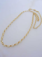 45cm 9ct Gold Graduated Belcher Necklace Chain