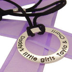 9CT WHITE GOLD MENS and UNISEX 37mm CIRCLE OF LIFE PERSONALISED NAME DESIGN