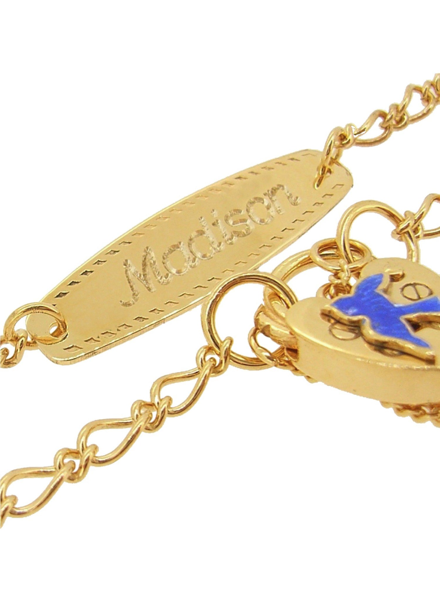 Add a Name to Be Engraved on a Baby Bracelet