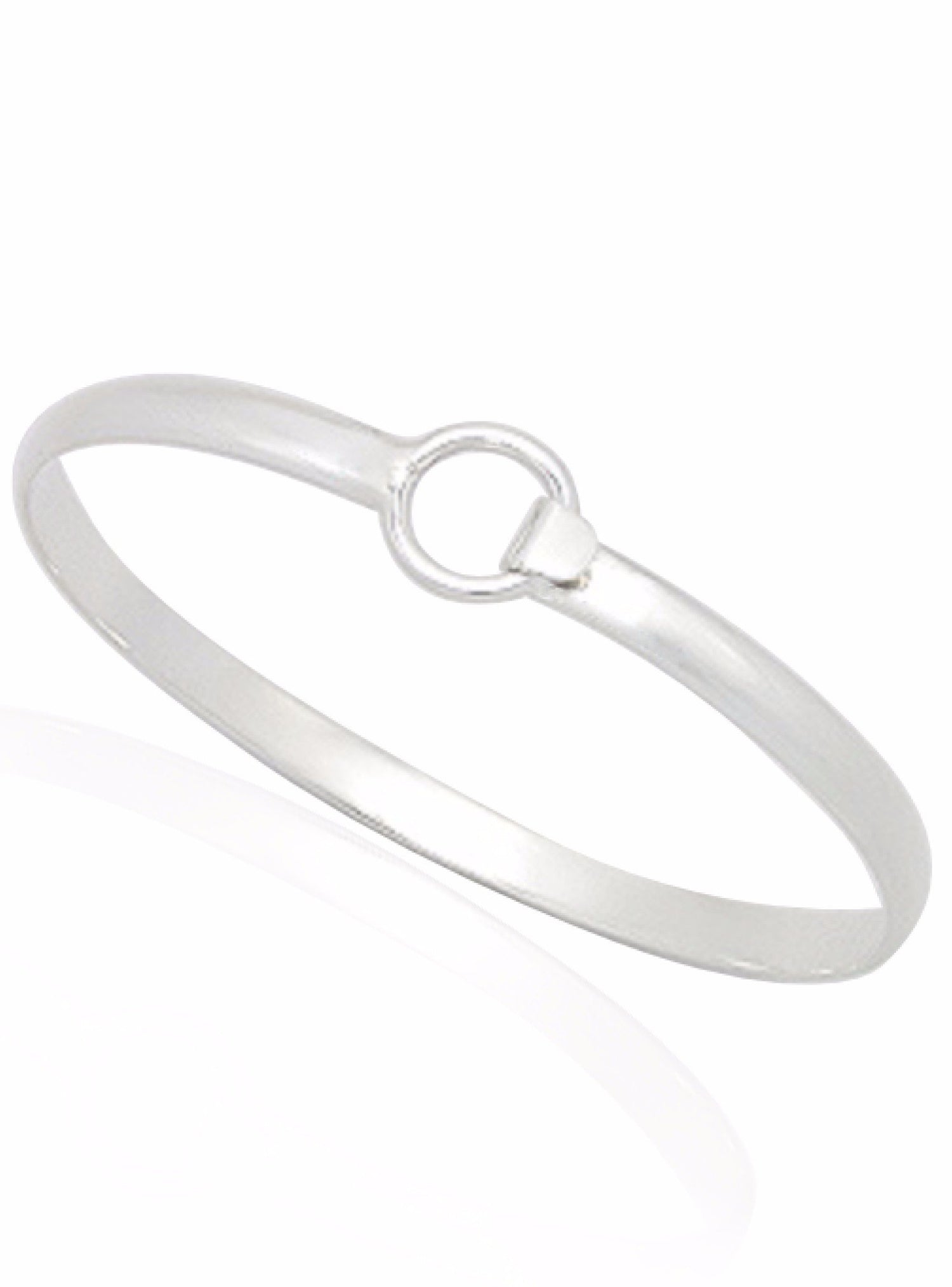 Hope Circle Bangle in Sterling Silver