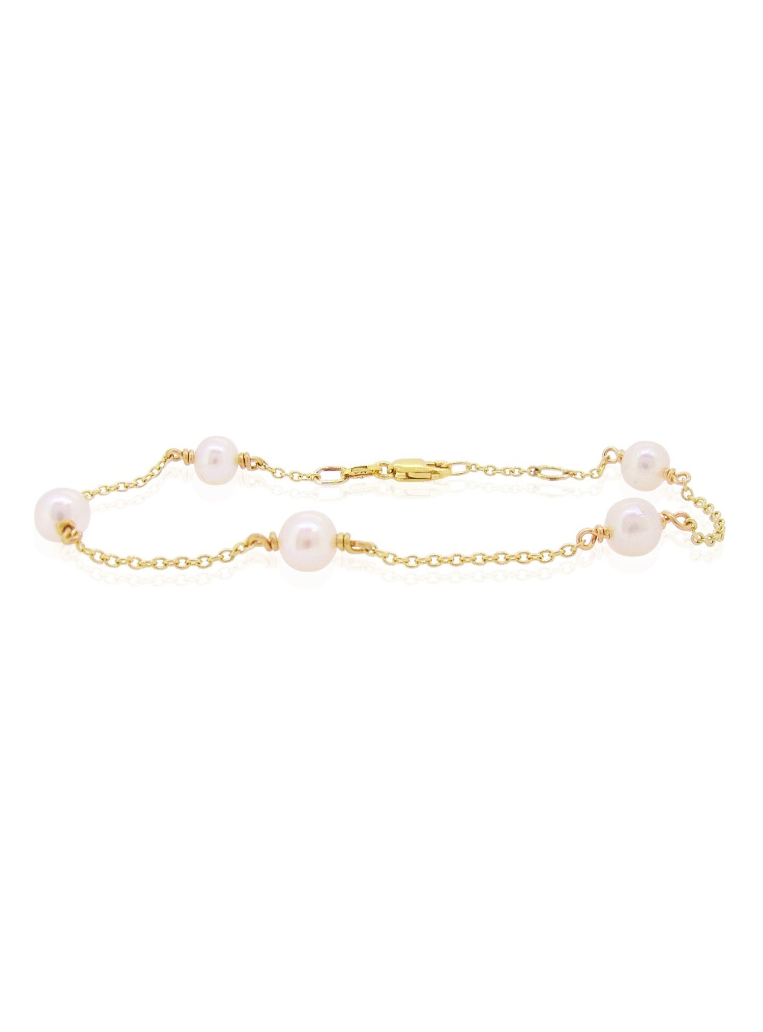 Coco Pearl Yard Bracelet in 9ct Gold