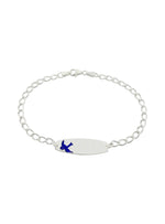 Bluebird Identity Figaro Bracelet in Sterling Silver
