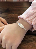 Bluebird Identity Charm Bracelet in Sterling Silver