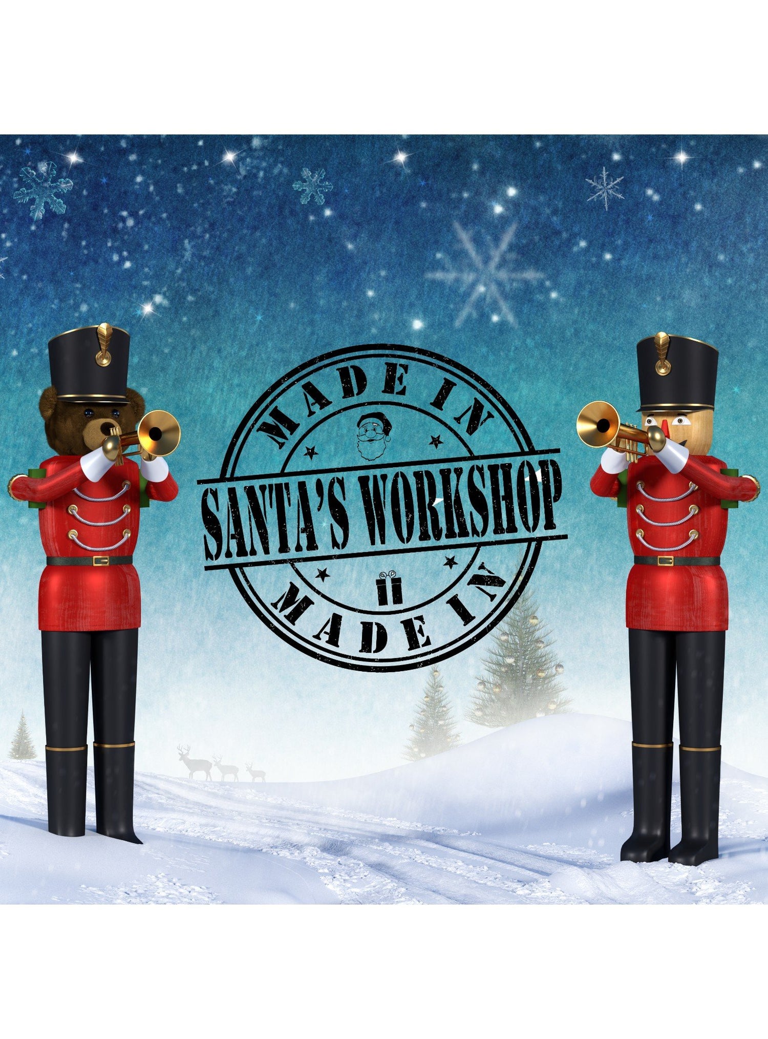 Free Gift Tag Made in Santas Workshop